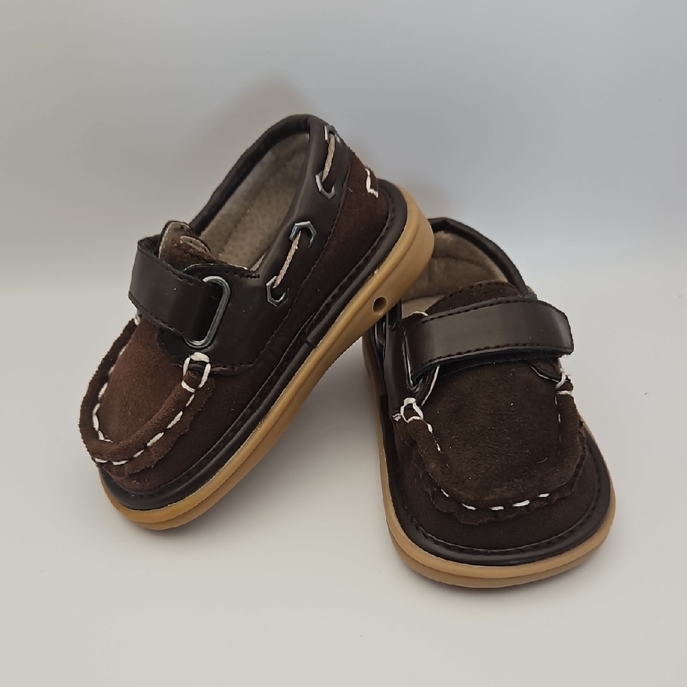 Classic Brown Kids Moccasins